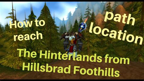 hillsbrad|how to get hillsbrad foothills.